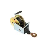 Лебідка барабанна MASTERTOOL 454 кг ремінь 8 м 86-8245, фото , зображення 3 | SNABZHENIE.com.ua
