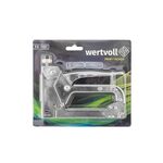 Степлер пружинный WERTVOLL металл/хром для скобы 4-14 мм FX-1101, фото , изображение 3 | SNABZHENIE.com.ua
