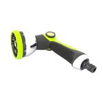 Пистолет для полива MASTERTOOL JET LINE ½" 10 режимов металлическое сопло TPR покрытие 92-9344, фото , изображение 3 | SNABZHENIE.com.ua