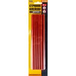 Клеевые стержни MASTERTOOL 7.2х200 мм, 12 шт, коричневые, фото , изображение 2 | SNABZHENIE.com.ua