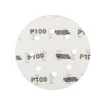 Шлифовальный круг MASTERTOOL 180 мм, 8 отверстий, зерно 100, 5 шт., фото , изображение 2 | SNABZHENIE.com.ua