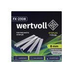 Закаленные скобы WERTVOLL 80, 8 мм, 21000 шт, FX-2308, фото , изображение 2 | SNABZHENIE.com.ua