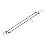 Стяжка груза MASTERTOOL резиновая 11 мм 100 см 2 шт 81-0325, фото , изображение 2 | SNABZHENIE.com.ua