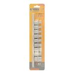 Набор головок торцевых E-TORX MASTERTOOL ⅜" E5-E16 CrV 9 шт 78-3809, фото , изображение 3 | SNABZHENIE.com.ua