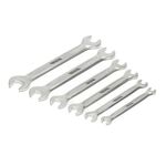 Ключи рожковые MASTERTOOL PROFI COLD STAMPED набор 6 шт (6х7-16х17 мм) CrV DIN3110 70-1106, фото , зображення 2 | SNABZHENIE.com.ua