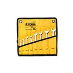 Ключи рожковые MASTERTOOL PROFI COLD STAMPED набор 8 шт (6х7-20х22 мм) CrV DIN3110 70-1108, фото  | SNABZHENIE.com.ua