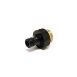 Адаптер под кран быстросъемный MASTERTOOL ½" ВР - M22 ВР / M24 НР с латунным переходником 92-9372, фото , изображение 2 | SNABZHENIE.com.ua