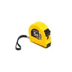 Рулетка MASTERTOOL 5 м х 19 мм фиксатор полотна кнопка STOP противоскользящий крючок 65-2105, фото , зображення 2 | SNABZHENIE.com.ua