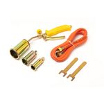 Горелка ручная газовоздушная MASTERTOOL с насадками Ø 25/35/50 мм 400 мм 3785 г/час 53 кВт 1300°C 44-5055, фото  | SNABZHENIE.com.ua