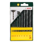 Набір свердел по металу із швидкорізальної сталі R, 10 шт. Bosch, фото , изображение 2 | SNABZHENIE.com.ua