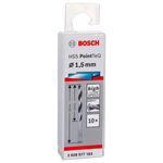 Спіральне свердло, HSS PointTeQ 1,5 мм Bosch, фото , зображення 2 | SNABZHENIE.com.ua