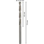 Набір спіральних свердел PRO Metal HSS-G, стандартна довжина, 4,1 x 43 x 75 мм, 10 шт. Bosch, фото , изображение 4 | SNABZHENIE.com.ua