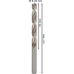 Набір спіральних свердел PRO Metal HSS-G, стандартна довжина, 8,2 x 75 x 117 мм, 5 шт. Bosch, фото , зображення 4 | SNABZHENIE.com.ua