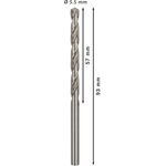 Набір спіральних свердел PRO Metal HSS-G, стандартна довжина, 5,5 x 57 x 93 мм, 10 шт. Bosch, фото , изображение 4 | SNABZHENIE.com.ua