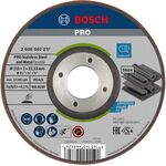 Шліфувальний диск PRO Semi-Flexible, 115 x 3 x 22,23 мм Bosch, фото  | SNABZHENIE.com.ua