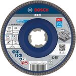 Пелюстковий шліфувальний диск PRO X571, 125 мм, G80, X-Lock Bosch, фото  | SNABZHENIE.com.ua