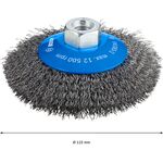 Щітка крацовка PRO Metal clean, 115 x 0,3 мм, з різьбою Bosch, фото , изображение 4 | SNABZHENIE.com.ua