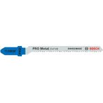 Полотно для лобзиків PRO Metal Curve T118EOF, 83 мм, 5 шт. Bosch, фото  | SNABZHENIE.com.ua