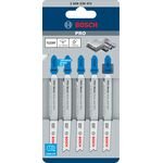 Полотно для лобзиків PRO Metal Thick and Thin T123XF, 100 мм, 5 шт. Bosch, фото , изображение 2 | SNABZHENIE.com.ua