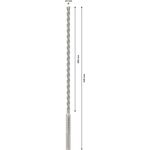 Ударне свердло PRO SDS max-4, 14 x 400 x 540 мм Bosch, фото , изображение 4 | SNABZHENIE.com.ua