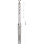 Ударне свердло PRO SDS plus-5X, 5,5 х 50 х 110 мм Bosch, фото , изображение 4 | SNABZHENIE.com.ua