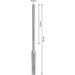 Ударне свердло PRO SDS plus-5X, 6 х 100 х 160 мм Bosch, фото , изображение 4 | SNABZHENIE.com.ua