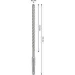 Ударне свердло PRO SDS plus-5X, 8 х 150 х 210 мм Bosch, фото , изображение 4 | SNABZHENIE.com.ua