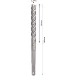 Ударне свердло PRO SDS plus-5X, 12 х 100 х 160 мм Bosch, фото , зображення 3 | SNABZHENIE.com.ua