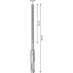 Ударне свердло PRO SDS plus-5X, 6,5 х 100 х 160 мм Bosch, фото , зображення 3 | SNABZHENIE.com.ua