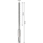 Ударне свердло PRO SDS plus-5X, 7 х 100 х 160 мм Bosch, фото , зображення 3 | SNABZHENIE.com.ua