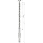 Ударне свердло PRO SDS plus-5X, 10 х 150 х 210 мм Bosch, фото , зображення 3 | SNABZHENIE.com.ua