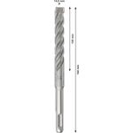 Ударне свердло PRO SDS plus-5X, 14 х 100 х 160 мм Bosch, фото , зображення 3 | SNABZHENIE.com.ua