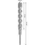 Ударне свердло PRO SDS plus-5X, 26 х 200 х 250 мм Bosch, фото , изображение 3 | SNABZHENIE.com.ua