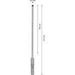 Ударне свердло EXPERT SDS plus-7X, 5,5 x 150 x 215 мм Bosch, фото , изображение 3 | SNABZHENIE.com.ua