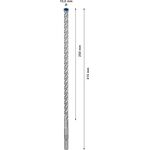Ударне свердло EXPERT SDS plus-7X, 10 x 250 x 315 мм Bosch, фото , зображення 3 | SNABZHENIE.com.ua