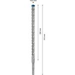 Ударне свердло EXPERT SDS plus-7X, 14 x 250 x 315 мм Bosch, фото , изображение 3 | SNABZHENIE.com.ua