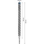 Ударне свердло EXPERT SDS plus-7X, 30 x 400 x 450 мм Bosch, фото , изображение 3 | SNABZHENIE.com.ua