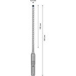 Ударне свердло EXPERT SDS plus-7X, 5 x 100 x 165 мм, 30 шт. Bosch, фото , изображение 3 | SNABZHENIE.com.ua