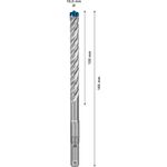 Ударне свердло EXPERT SDS plus-7X, 10 x 100 x 165 мм, 30 шт. Bosch, фото , изображение 3 | SNABZHENIE.com.ua