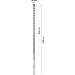 Ударне свердло EXPERT SDS max-8X, 14 x 400 x 540 мм Bosch, фото , изображение 4 | SNABZHENIE.com.ua