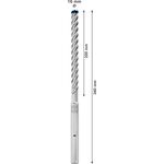Ударне свердло EXPERT SDS max-8X, 16 x 200 x 340 мм Bosch, фото , изображение 4 | SNABZHENIE.com.ua