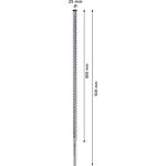 Ударне свердло EXPERT SDS max-8X, 25 x 800 x 920 мм Bosch, фото , зображення 4 | SNABZHENIE.com.ua