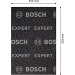 Волокнистий абразив EXPERT N880 для шліфування вручну, 152 x 229 мм, Extra Cut S Bosch, фото , изображение 2 | SNABZHENIE.com.ua