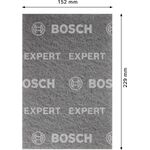 Волокнистий абразив EXPERT N880 для шліфування вручну, 152 x 229 мм, наддрібна S Bosch, фото , изображение 2 | SNABZHENIE.com.ua