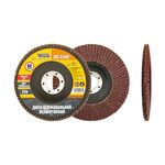 Диск шлифовальный лепестковый конусный MASTERTOOL Т29 зерно 60 125х22 мм 08-3206, фото  | SNABZHENIE.com.ua