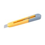 Нож MASTERTOOL 18 мм с кнопочным фиксатором, ABS пластик 17-0321, фото  | SNABZHENIE.com.ua