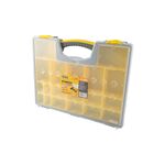 Органайзер MASTERTOOL с ручкой, 19 секций, 420х335х62 мм, фото , изображение 2 | SNABZHENIE.com.ua