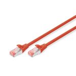 Патч-корд DIGITUS CAT 6 S-FTP, 0.5м, AWG 27/7, LSZH, червоний, фото  | SNABZHENIE.com.ua