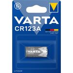 Батарейка Varta літієва CR123 блістер, 1 шт, фото  | SNABZHENIE.com.ua