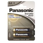 Батарейка Panasonic EVERYDAY POWER лужна AA блістер, 2 шт., фото , зображення 2 | SNABZHENIE.com.ua